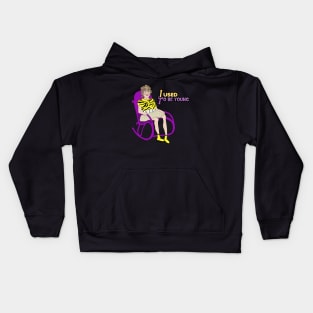 I used to be young miley cyrus parody Kids Hoodie